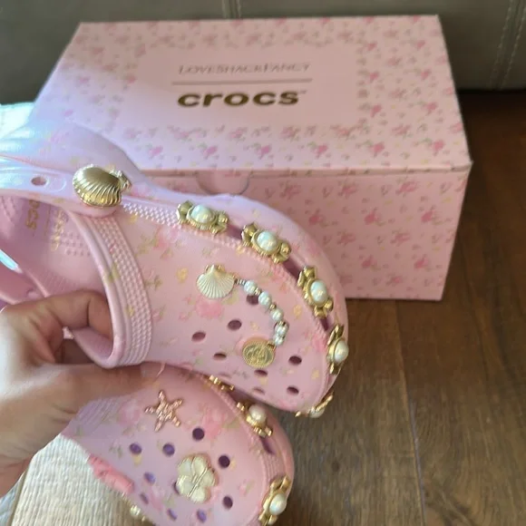 LoveShackFancy x Crocs Classic Platform Clog size 5 - Picture 3 of 5